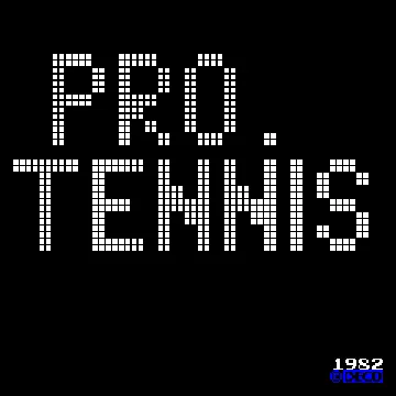 Cassette: Pro Tennis screen shot title